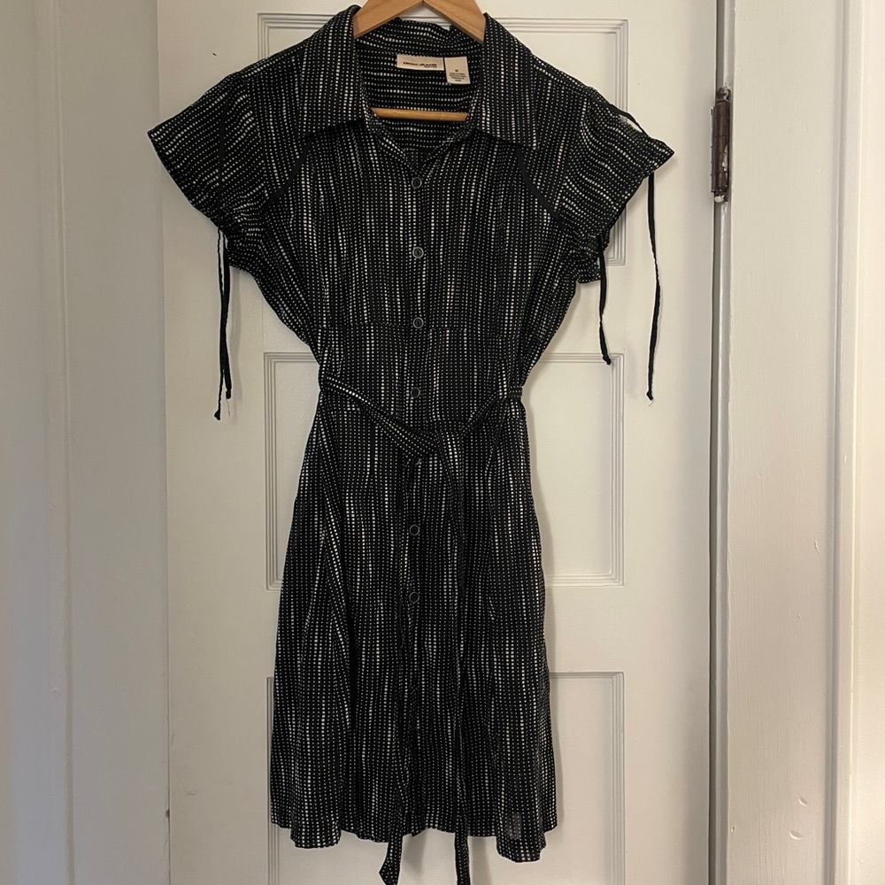 Vintage DKNY Women's Collared Mini Dress
